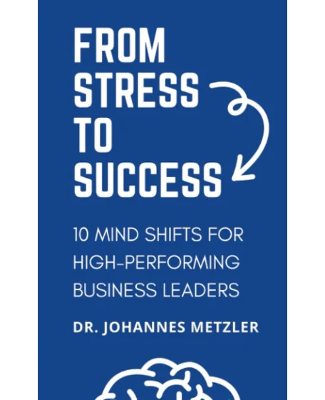 Forsidebillede til bogen "From Stress To Success" skrevet af Johannes Metzler.