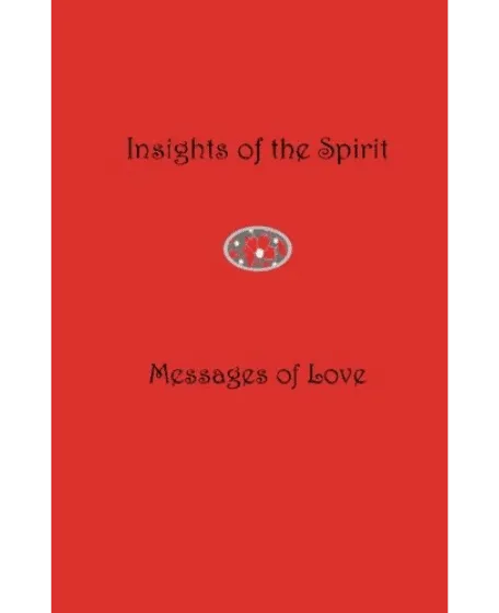 Forside til bogen "Insights of the spirit - Messages of love" skrevet af Jane Tucker