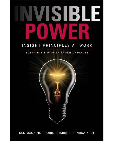 Forsidebillede til bogen "Invisible Power: Insight Principles at Work: Everyone's Hidden Capacity" skrevet af Ken Manning, Robin Charbit og Sandra Knot.
