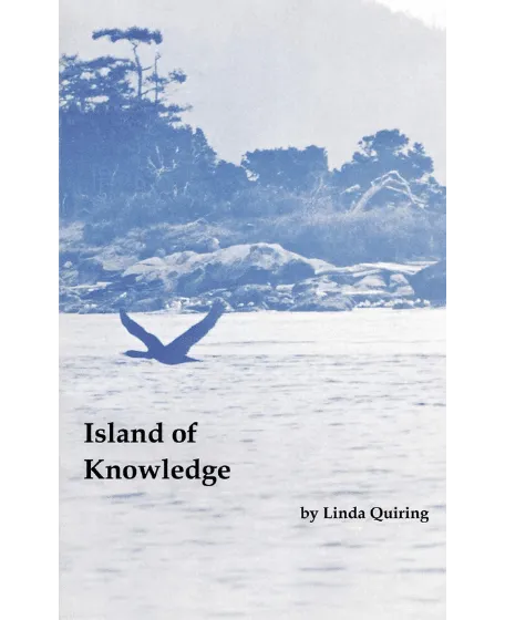 Forsidebillede til bogen "Island of knowledge" skrevet af Linda Quiring.