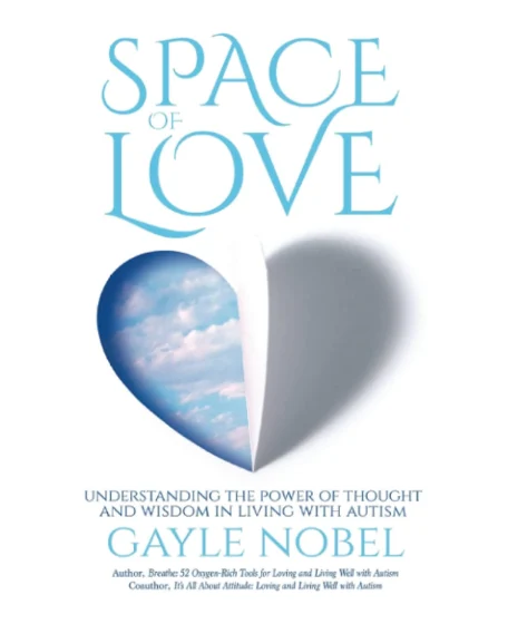 Forsidebillede til bogen "Space of Love" skrevet af Gayle Nobel.