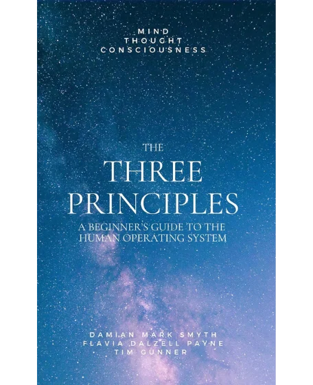 Forsidebillede til bogen "The Three Principles: A Beginner's Guide" som er skrevet af Damian Mark Smyth.